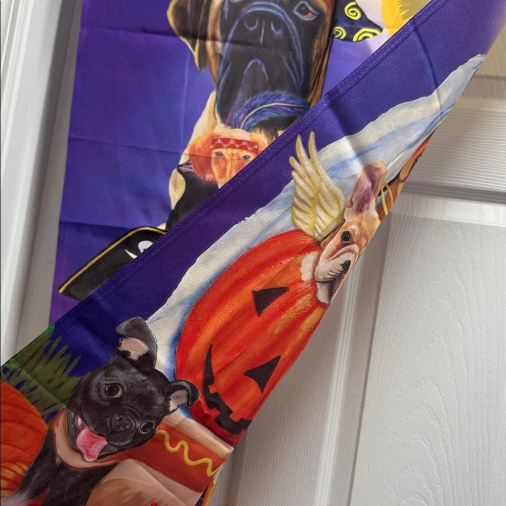 Briarwood Lane Flag Dogs and Cats dressed up for Halloween 39” by 28”